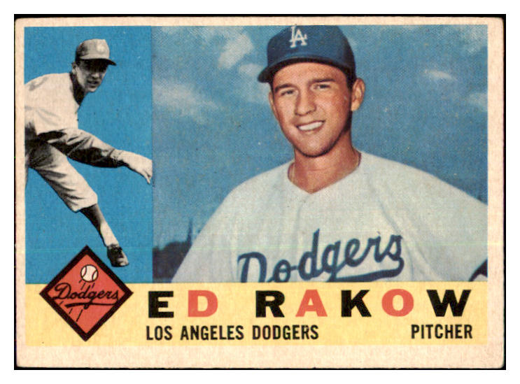 1960 Topps Baseball #551 Ed Rakow Dodgers VG-EX 478129