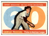 1960 Topps Baseball #569 Camilo Pascual A.S. Senators VG-EX 478134