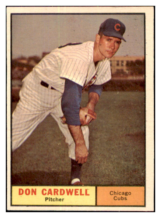 1961 Topps Baseball #564 Don Cardwell Cubs EX-MT 478144