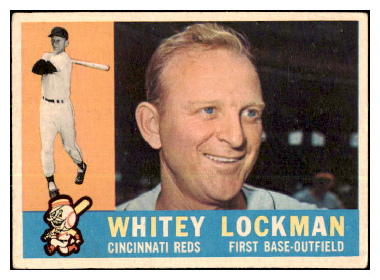 1960 Topps Baseball #535 Whitey Lockman Reds VG-EX 478148