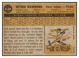 1960 Topps Baseball #536 Wynn Hawkins Indians VG-EX 478150