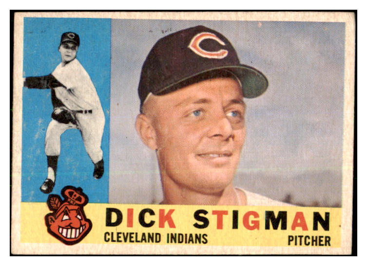 1960 Topps Baseball #507 Dick Stigman Indians VG-EX 478169