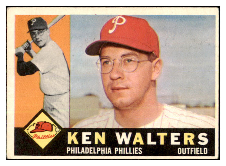 1960 Topps Baseball #511 Ken Walters Phillies VG-EX 478174