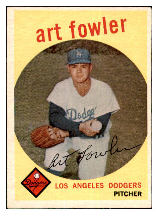 1959 Topps Baseball #508 Art Fowler Dodgers VG-EX 478189