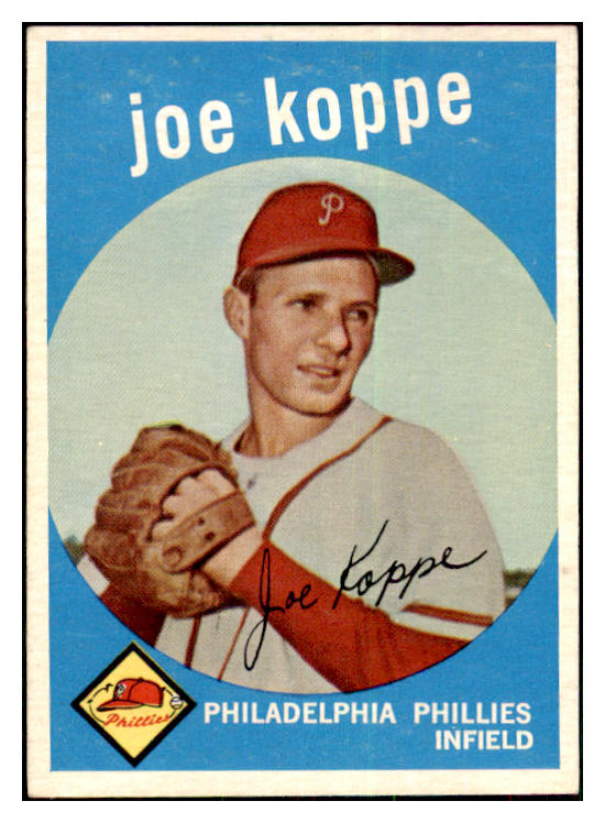 1959 Topps Baseball #517 Joe Koppe Phillies VG-EX 478191