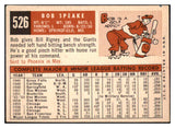 1959 Topps Baseball #526 Bob Speake Giants VG-EX 478195