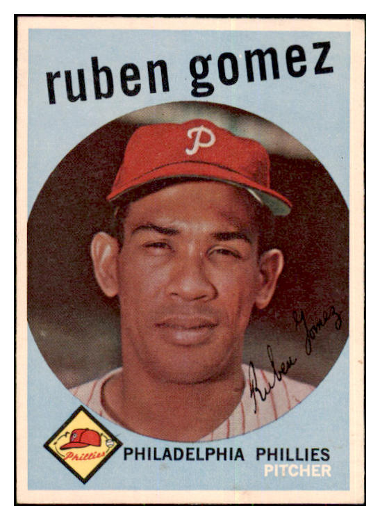 1959 Topps Baseball #535 Ruben Gomez Phillies VG-EX 478199