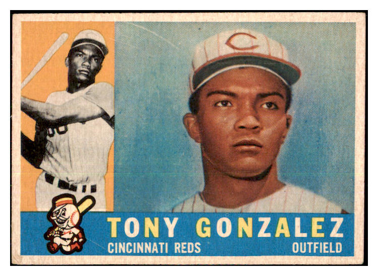 1960 Topps Baseball #518 Tony Gonzalez Reds VG-EX 478211