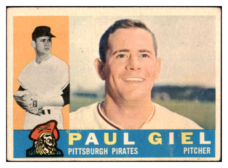 1960 Topps Baseball #526 Paul Giel Pirates VG-EX 478217