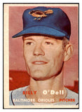 1957 Topps Baseball #316 Billy O'Dell Orioles VG-EX 478227