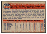 1957 Topps Baseball #342 Gene Mauch Red Sox VG-EX 478244