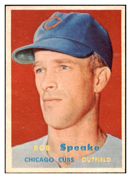 1957 Topps Baseball #339 Bob Speake Cubs NR-MT 478252
