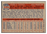 1957 Topps Baseball #346 Dick Littlefield Cubs NR-MT 478255