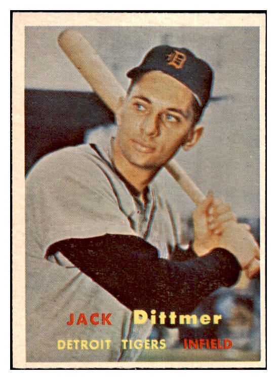 1957 Topps Baseball #282 Jack Dittmer Tigers NR-MT 478272