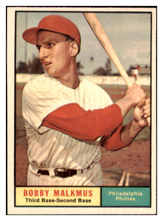 1961 Topps Baseball #530 Bobby Malkmus Phillies NR-MT 478287