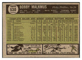 1961 Topps Baseball #530 Bobby Malkmus Phillies NR-MT 478287