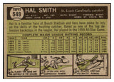 1961 Topps Baseball #549 Hal Smith Cardinals NR-MT 478290