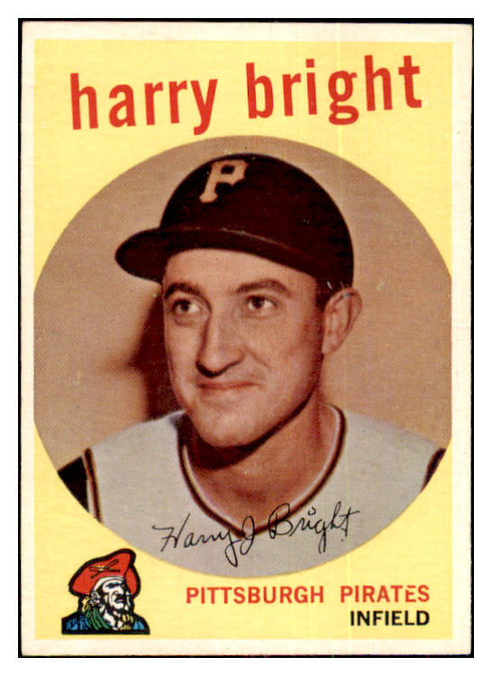1959 Topps Baseball #523 Harry Bright Pirates NR-MT 478298