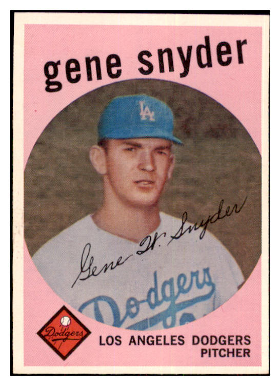 1959 Topps Baseball #522 Gene Snyder Dodgers NR-MT 478299