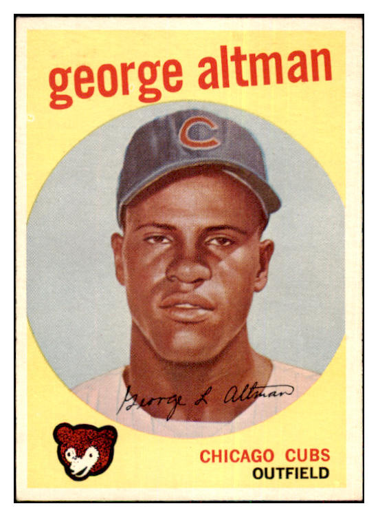 1959 Topps Baseball #512 George Altman Cubs NR-MT 478303