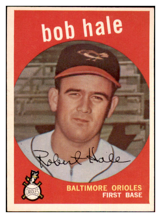 1959 Topps Baseball #507 Bob Hale Orioles NR-MT 478304