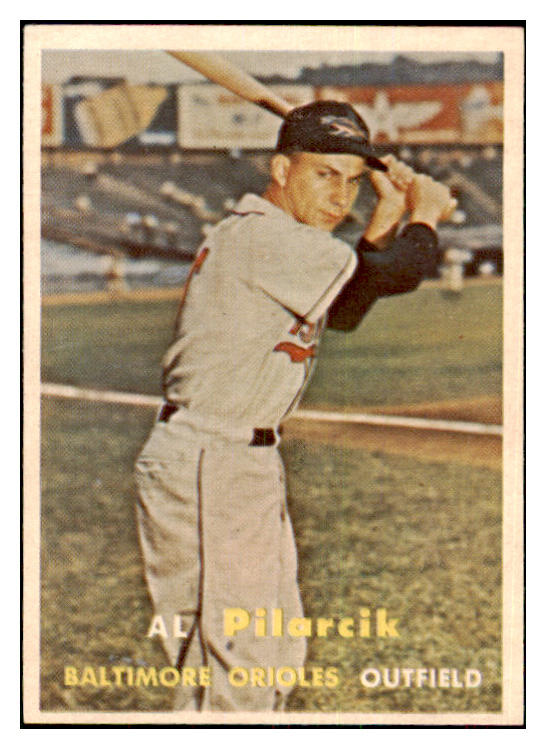 1957 Topps Baseball #311 Al Pilarcik Orioles NR-MT 478306