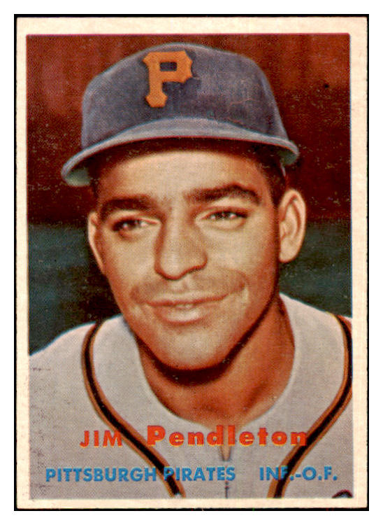 1957 Topps Baseball #327 Jim Pendleton Pirates NR-MT 478309