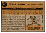 1960 Topps Baseball #552 Walt Bond Indians EX-MT 478311