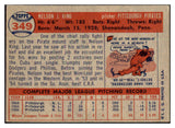 1957 Topps Baseball #349 Nelson King Pirates EX 478333
