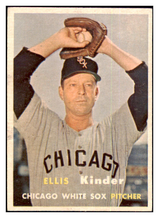 1957 Topps Baseball #352 Ellis Kinder White Sox EX 478335