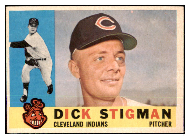 1960 Topps Baseball #507 Dick Stigman Indians EX+/EX-MT 478337