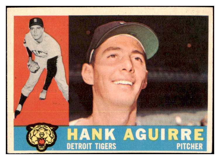 1960 Topps Baseball #546 Hank Aguirre Tigers EX+/EX-MT 478345