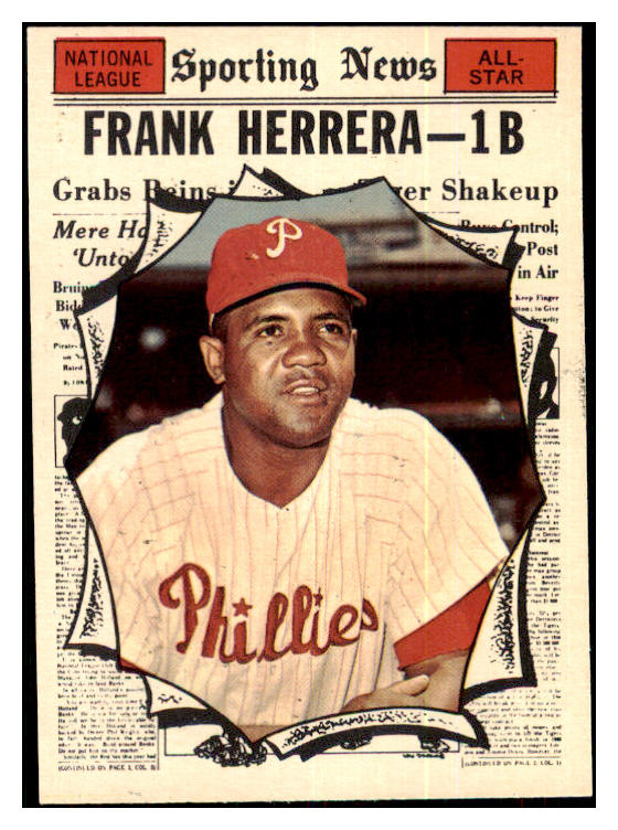 1961 Topps Baseball #569 Frank Herrera A.S. Phillies EX-MT 478350