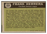 1961 Topps Baseball #569 Frank Herrera A.S. Phillies EX-MT 478350