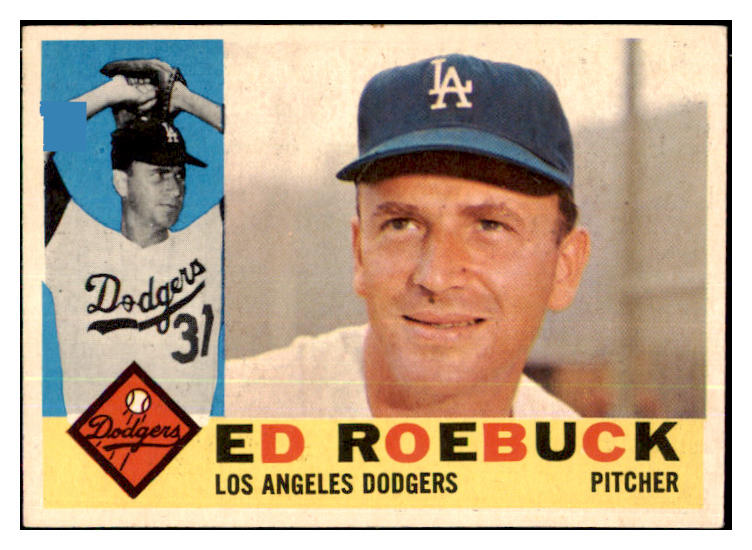 1960 Topps Baseball #519 Ed Roebuck Dodgers EX-MT 478356