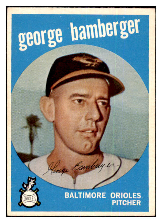 1959 Topps Baseball #529 George Bamberger Orioles EX 478374