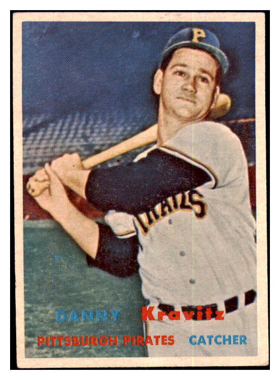 1957 Topps Baseball #267 Danny Kravitz Pirates EX 478379