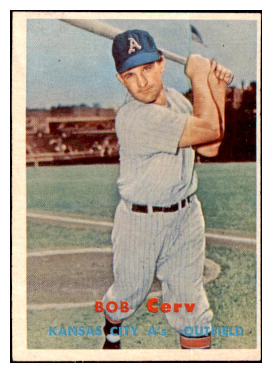 1957 Topps Baseball #269 Bob Cerv A's EX 478380