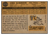 1960 Topps Baseball #512 Joe Gibbon Pirates EX 478398