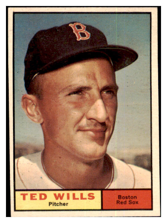 1961 Topps Baseball #548 Ted Wills Red Sox EX+/EX-MT 478401