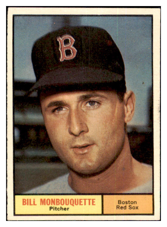 1961 Topps Baseball #562 Bill Monbouquette Red Sox EX+/EX-MT 478403