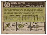 1961 Topps Baseball #546 Marty Kutyna Senators EX 478406
