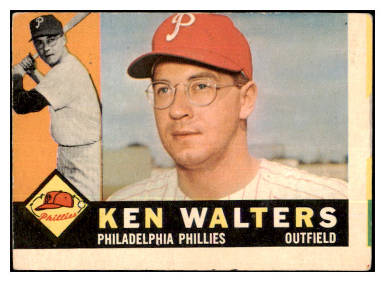 1960 Topps Baseball #511 Ken Walters Phillies VG 478441