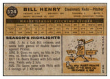 1960 Topps Baseball #524 Bill Henry Reds VG 478446