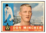 1960 Topps Baseball #548 Don Mincher Senators VG 478457