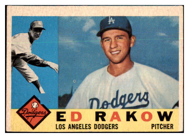 1960 Topps Baseball #551 Ed Rakow Dodgers VG 478459