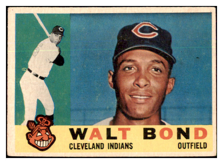 1960 Topps Baseball #552 Walt Bond Indians VG 478460
