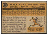 1960 Topps Baseball #552 Walt Bond Indians VG 478460