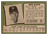 1971 Topps Baseball #667 Pete Ward Yankees NR-MT 478465