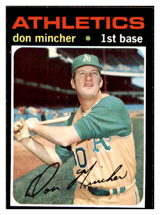 1971 Topps Baseball #680 Don Mincher A's NR-MT 478466